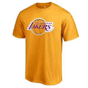 LeBron James Los Angeles Lakers Fanatics Branded Backer Name & Number T-Shirt – Gold