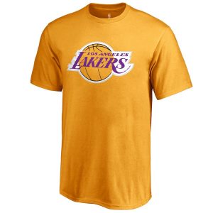 LeBron James Los Angeles Lakers Fanatics Branded Youth Backer Name & Number T-Shirt – Gold