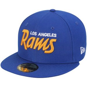 New Era Los Angeles Rams Royal Throwback 59FIFTY Fitted Hat