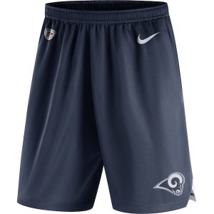 Nike Los Angeles Rams Navy Sideline Knit Performance Shorts