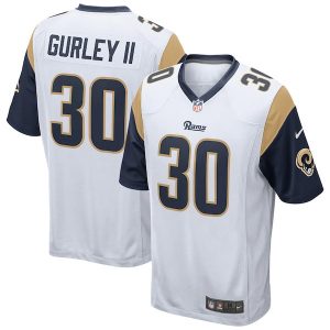 Nike Todd Gurley II Los Angeles Rams White Game Jersey