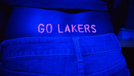 Lakers Pride! UV Tattoo DIY