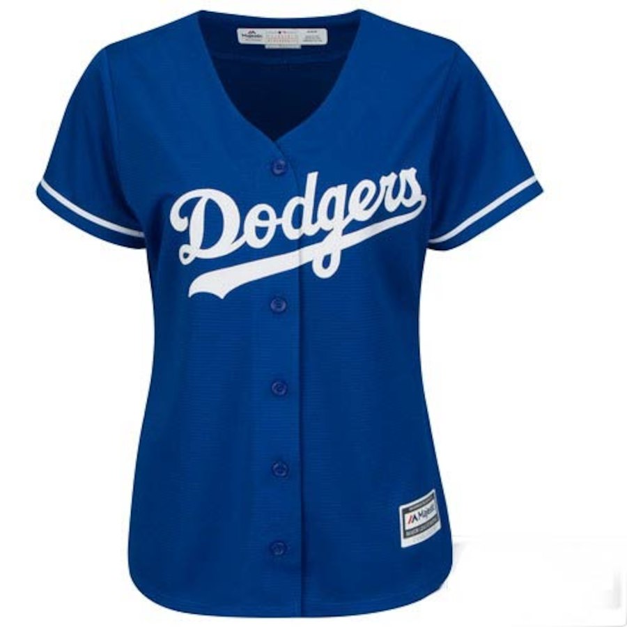 Women’s Los Angeles Dodgers Majestic Royal Alternate Cool Base Jersey – – LA ...